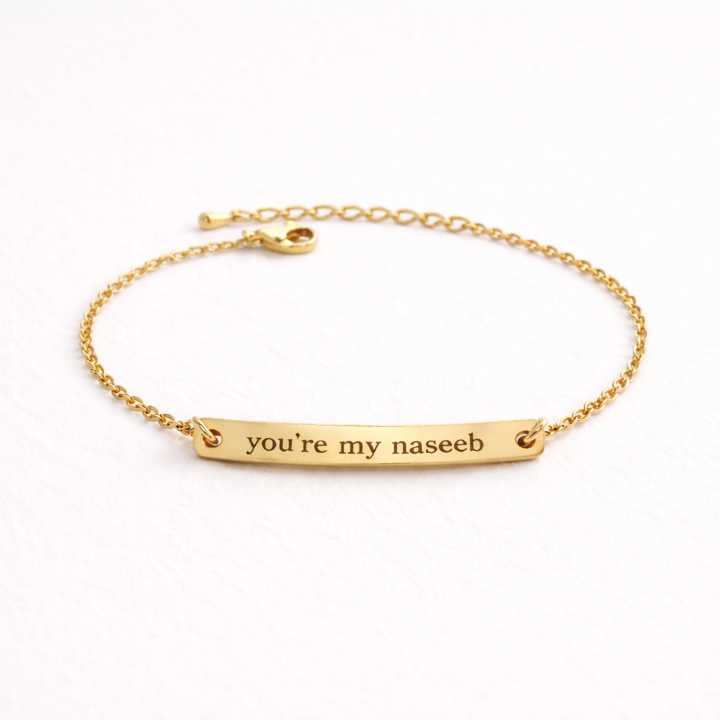 Engraved Nameplate Bracelet